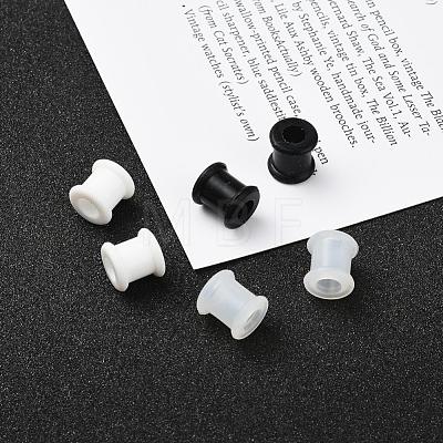 6Pcs 3 Colors Pulley Silicone Ear Gauges Flesh Tunnels Plugs FIND-YW0001-18B-1