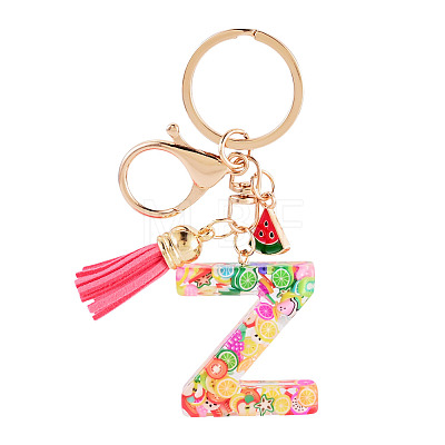 Fruit Series Letter Resin Keychains KEYC-TAC0033-02Z-1