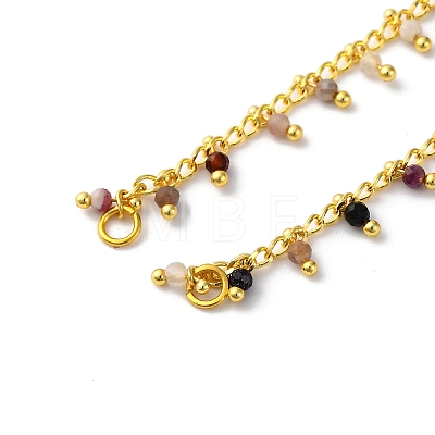 Brass Cable Chain Necklace Making KK-K337-12G-09-1