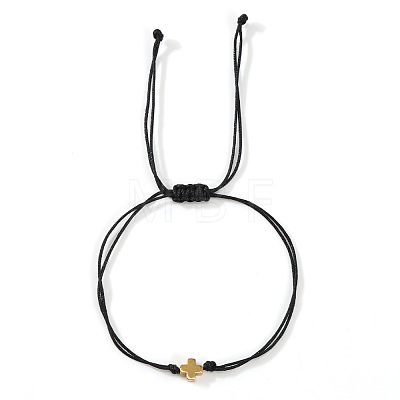 Adjustable Polyester Cord Braided Bracelets EW2287-1-1
