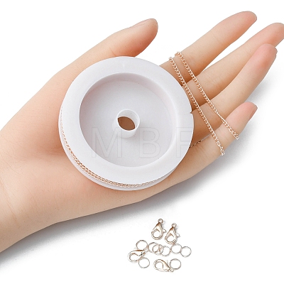 DIY Chain Bracelet Necklace Making Kit DIY-YW0006-43-1
