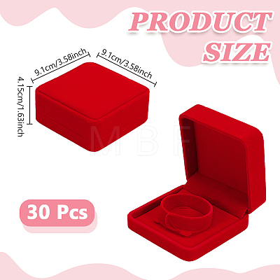 Velvet Bracelet Bangle Packaging Boxes CON-WH0086-248B-1