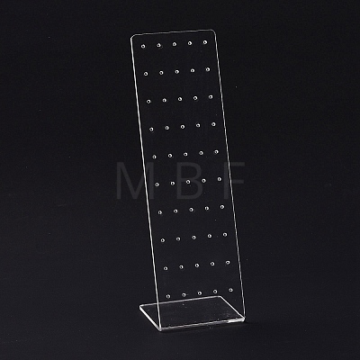 Transparent Acrylic Earrings Display Stands EDIS-G014-02-1