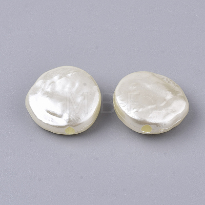 ABS Plastic Imitation Pearl Beads OACR-T022-04-1