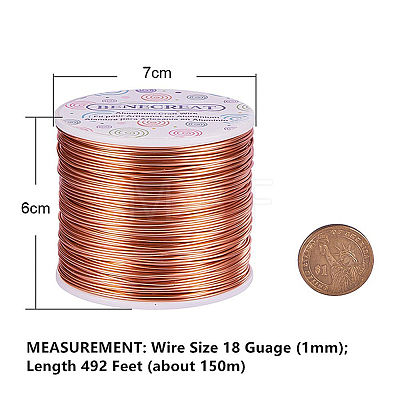 BENECREAT Round Aluminum Wire AW-BC0001-1mm-04-1