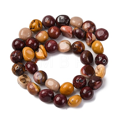 Natural Mookaite Beads Strands G-D0002-D72-1