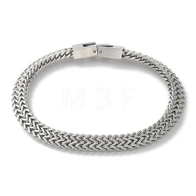 Brass Wheat Chain Bracelets for Women Men KK-P292-22P-1