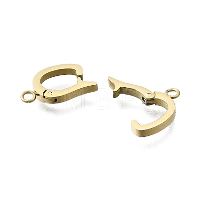 304 Stainless Steel Fold Over Clasps STAS-H233-05G-1