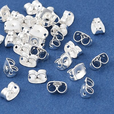 Brass Earring Nuts KK-H258-19S-1