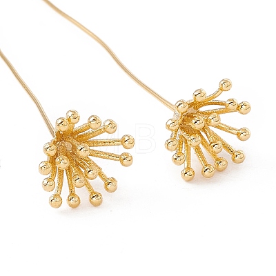 Brass Flower Head Pins LS-FIND-B009-07G-1