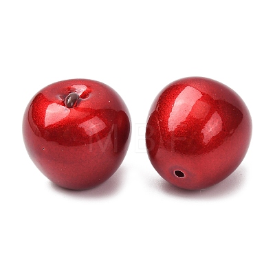 Spray Paint Opaque Resin Beads RESI-C073-02A-1