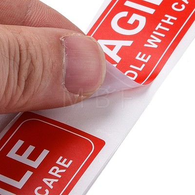 Self-Adhesive Paper Warning Tag Stickers DIY-K039-04D-1