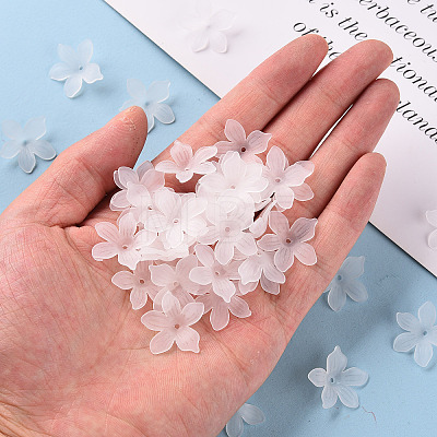 Frosted Acrylic Bead Caps LS-X-MACR-S371-05A-701-1