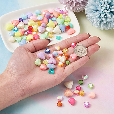 Mixed Style Acrylic Beads MACR-TA0001-10-1