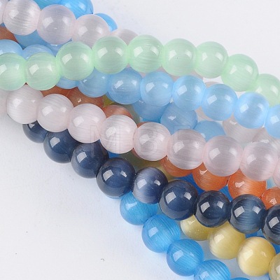 Cat Eye Beads CER4mm-M-1