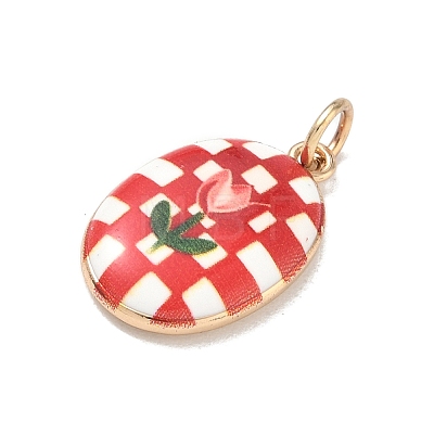 Printed Brass Pendants KK-CBA9B3D-02G-04-1