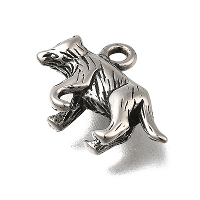 Retro 304 Stainless Steel Pendants STAS-L284-16AS-08-1