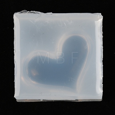 Heart Silicone Molds X-DIY-R078-12-1
