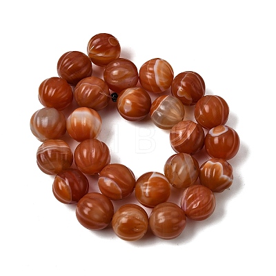 Natural Agate Beads Strands G-P614-B01-01-1