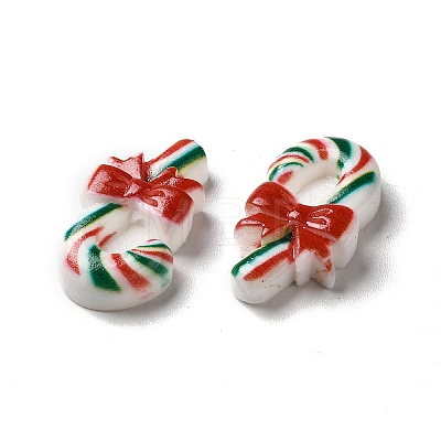 Christmas Opaque Resin Cabochons RESI-K019-30-1