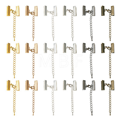 30 Sets 6 Colors Iron Chain Extender IFIN-TA0001-52-1