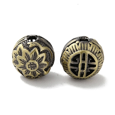 Tibetan Style Brass Beads KK-M284-47AB-1