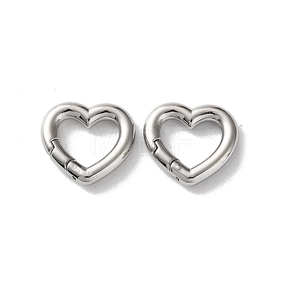 304 Stainless Steel Spring Gate Clasps STAS-A193-03P-1
