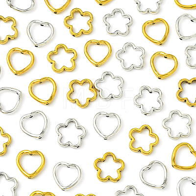 50Pcs Tibetan Style Alloy Bead Frame TIBEB-FS0001-10AS-1