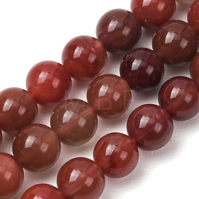 Natural Andesine Feldspar Beads Strands GG-CBA0251-A02-7mm-1