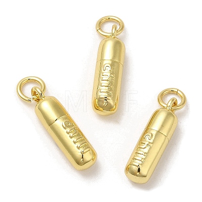 Rack Plating Brass Pendants KK-C030-12G-1