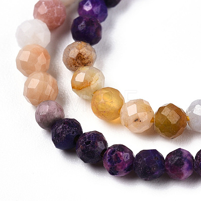 Natural Mixed Gemstone Beads Strands G-D080-A01-02-05-1