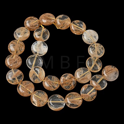 Watermelon Stone Glass Beads Strands G-L648-B14-15mm-1