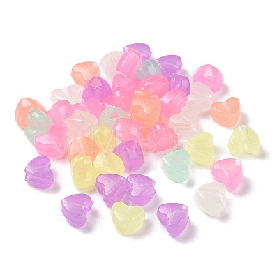 Luminous Transparent Acrylic Beads X-LACR-Q001-01-1