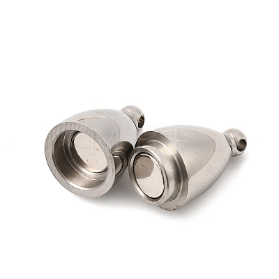 304 Stainless Steel Magnetic Clasps STAS-F350-03A-P-1