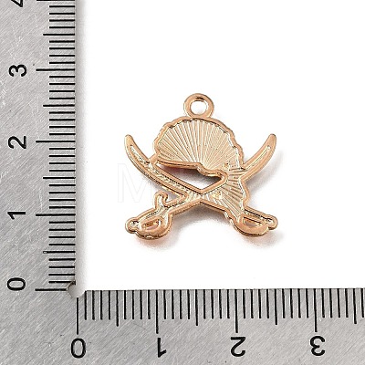 Alloy with Enamel Pendants AL-CBA9E11-03KCG-01-1