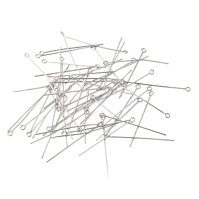 Tarnish Resistant 304 Stainless Steel Eye Pin STAS-R045-45mm-1