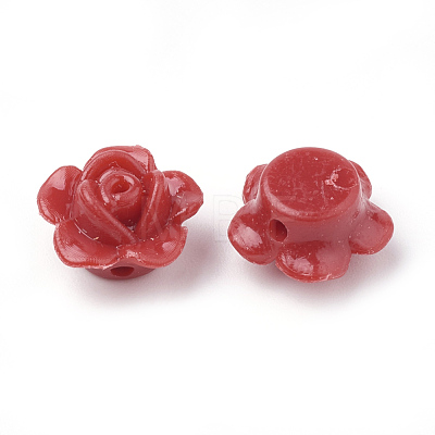 Opaque Acrylic Beads MACR-S296-08-1