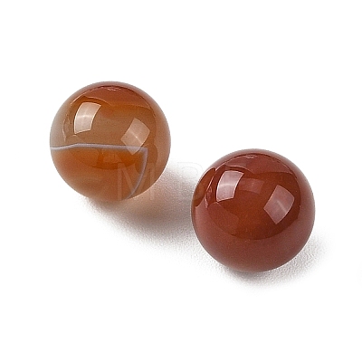 Natural Banded Agate(Dyed & Heated) Sphere Beads GG-D003-A04-03-1