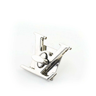 Zinc Alloy Wooden Box Lock Catch Clasps PW-WG7086D-02-1