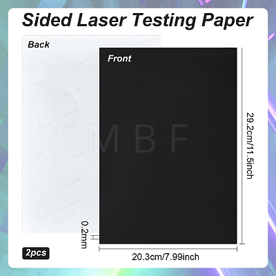 Laser Dimming Paper AJEW-WH0513-88-1