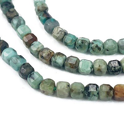 Natural African Turquoise(Jasper) Beads Strands G-A02-03-1