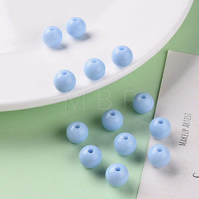 Opaque Acrylic Beads MACR-S370-C10mm-SS2113-1