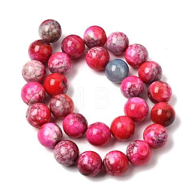 Natural Agate Beads Strands G-Z145-B01-14mm-C-1