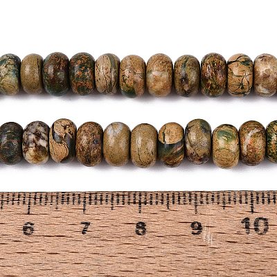 Natural Verdite Stone Beads Strands G-N367-02A-11-1