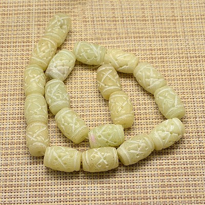 Natural Henan Jade Beads Strands G-I106-05A-1