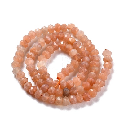 Natural Sunstone Beads Strands G-K312-09B-1