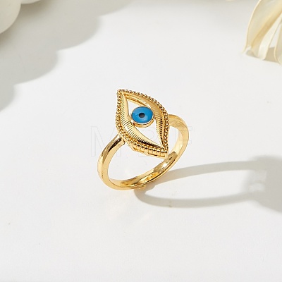 Brass with Plastic Finger Rings for Women TY5926-1