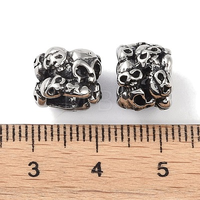 316 Surgical Stainless Steel European Beads STAS-P362-06AS-02-1