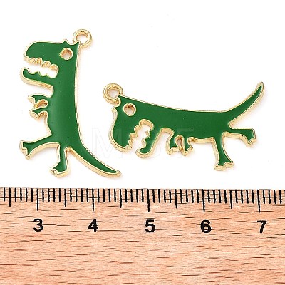 Rack Plating Alloy Enamel Pendants FIND-Q099-01G-06-1