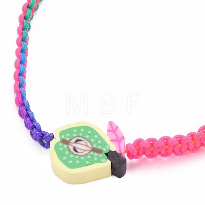 Adjustable Nylon Cord Braided Bead Bracelets BJEW-JB05680-1
